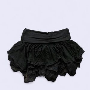 Current Mood Black Asymmetrical Skirt